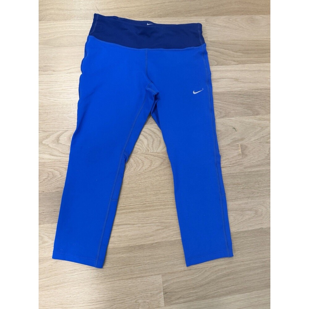 Nike Colbalt Blue Dri Fit Capri Leggings Size Small